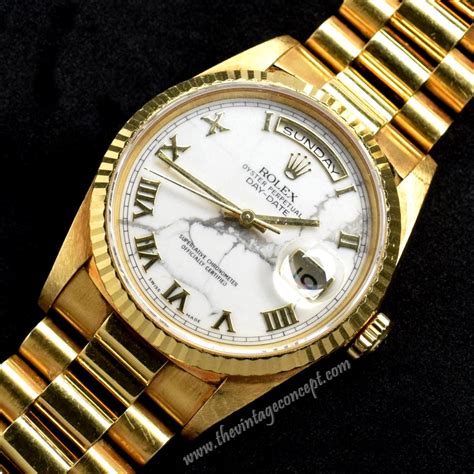 18 k retro rolex|rolex 18k day date.